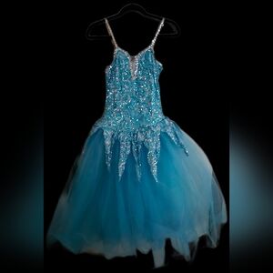 Sparkling Blue Princess/Fairy/Ballet Costume